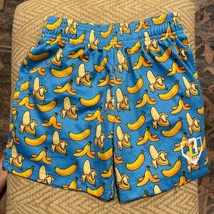 Baseball Lifestyle 101 Banana Print Youth S Shorts